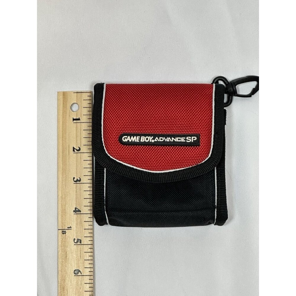 Official Genuine Nintendo Game Boy Advance SP System Soft Carry Travel Case Red - Picture 4 of 9